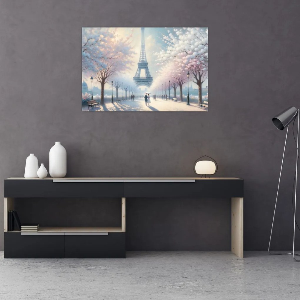 Tablou - Pictură din Paris (90x60 cm)