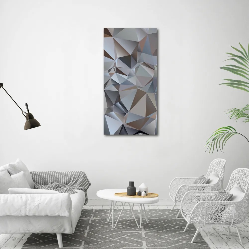 Tablou pe pânză Triunghiuri abstractizare