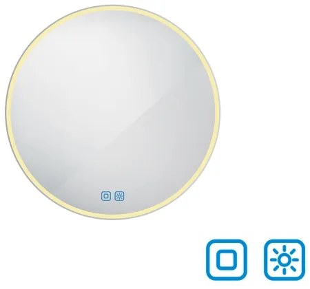 NIMCO ZP 26000RVX - Oglindă LED pentru baie cu iluminare din spate, 3000-6500 K, Ø 60 cm, IP44