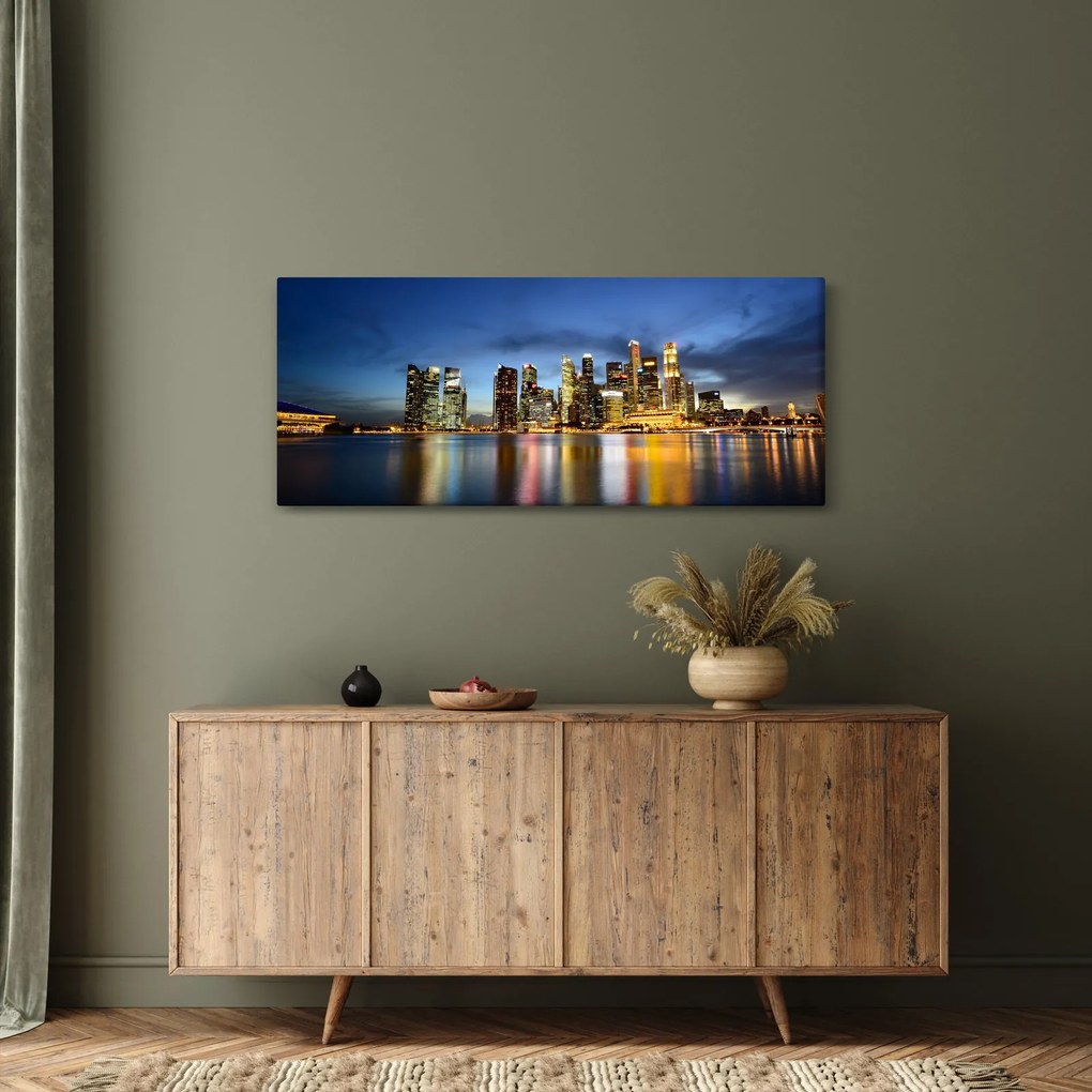 Tablou cu zgârie norii (120x50 cm)