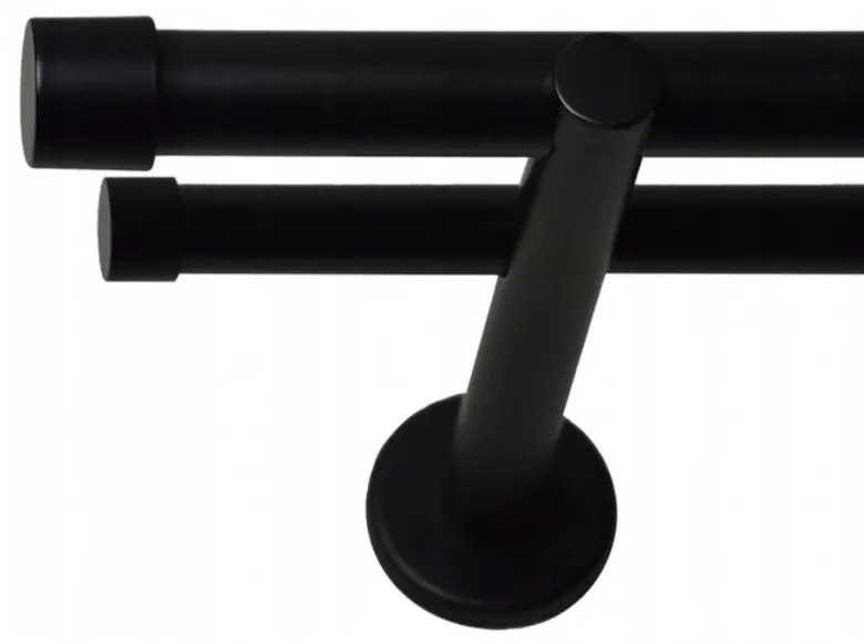 Galerie dubla DOP- dubla 25/19 - negru (Alege marime: 200 cm)