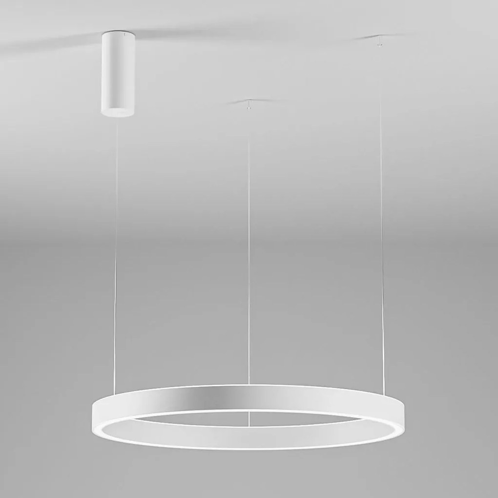 Lustra LED circulara diametru 80cm CRISEIDE, alb, negru sau auriu