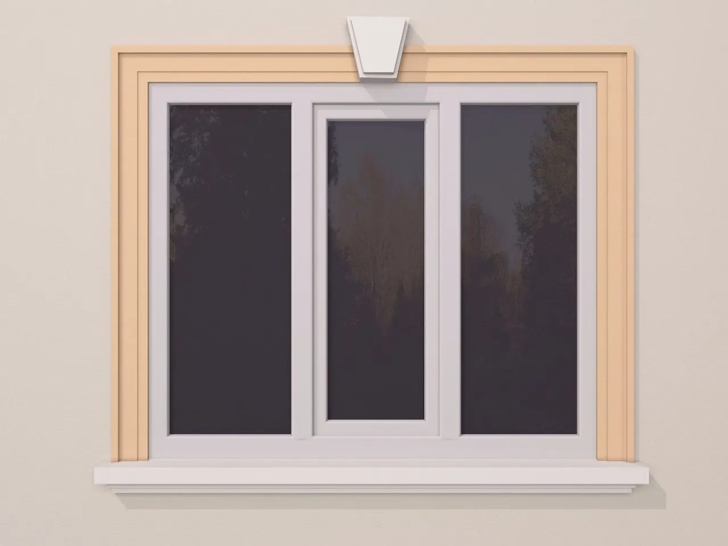 Ancadrament fereastra exterior FP112 dimensiuni 140x35x2000mm
