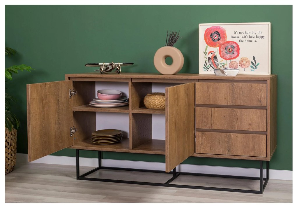 Mobilier living Lexuna 20 (Nuc + Negru). 1089110