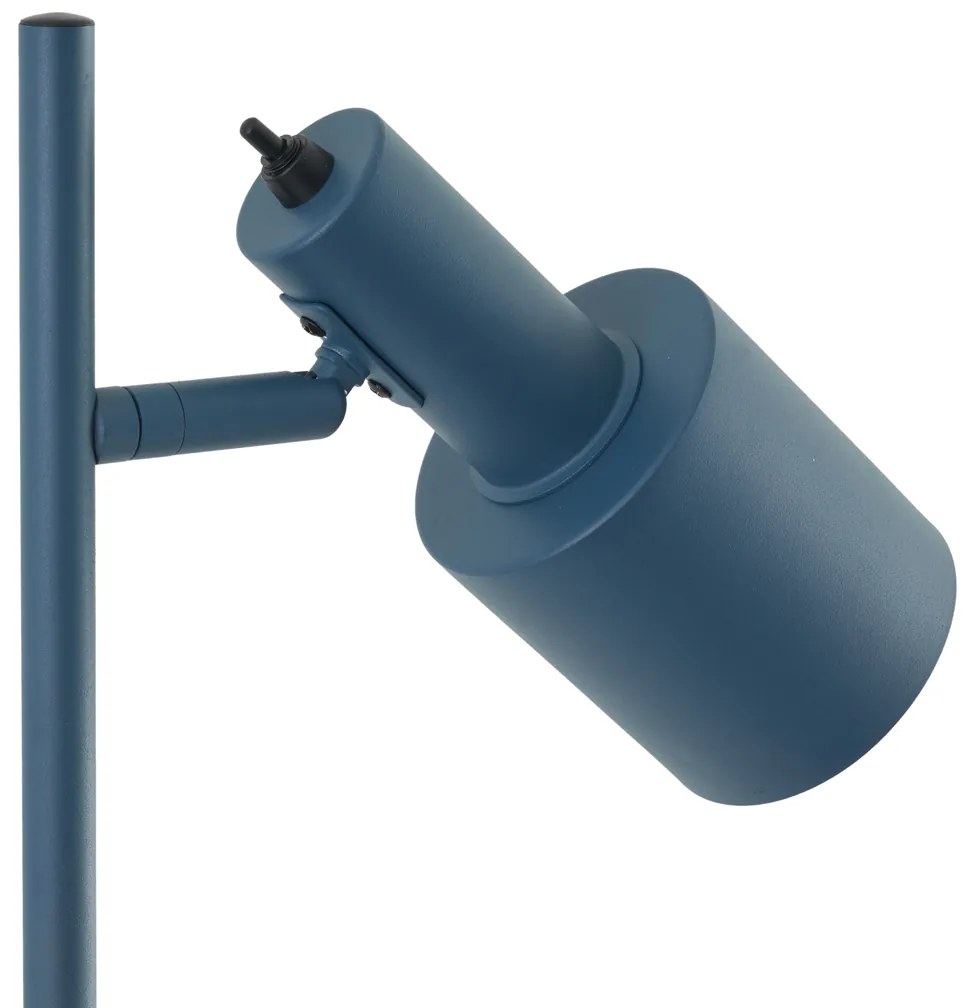 Lampă de podea modernă albastră cu 2 lumini - Stijn