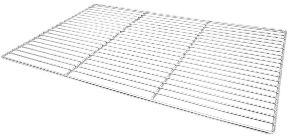 vidaXL Grătar Argintiu 67 x 40 cm Oţel inoxidabil