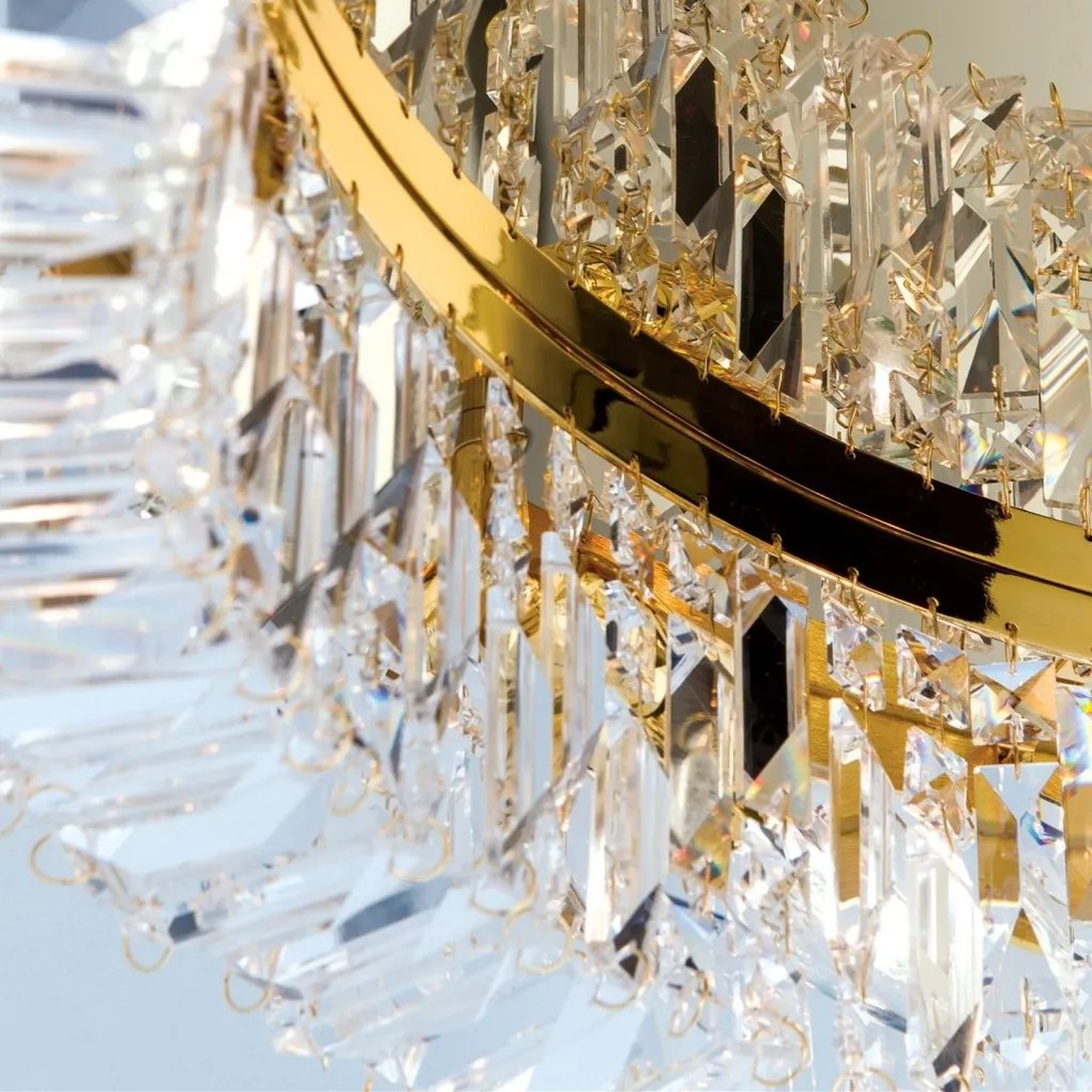 Lustra aplicata cristal Schöler design modern de lux Ring 107cm gold