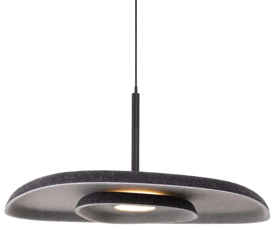 Lustra/Pendul LED design decorativ Deux negru