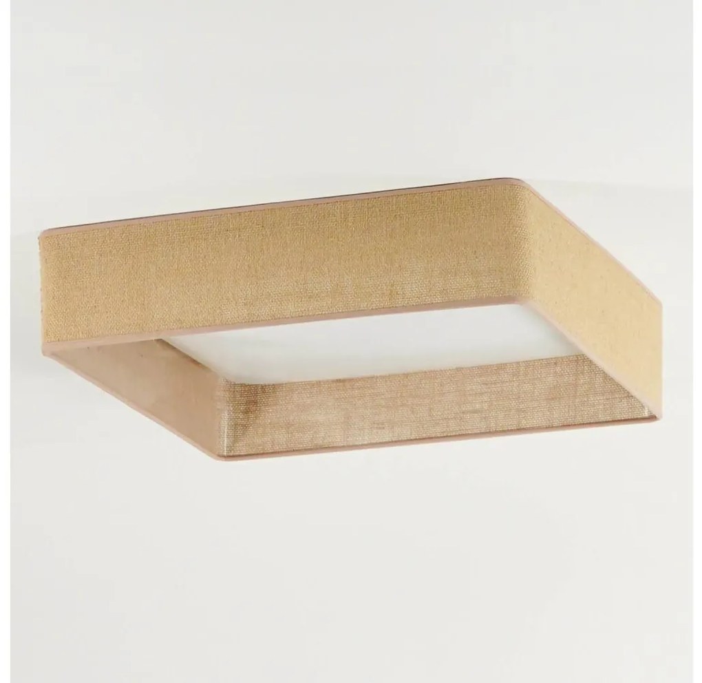 Plafonieră LED VELVET SQUARE Brilagi, 24W, 230V, maro