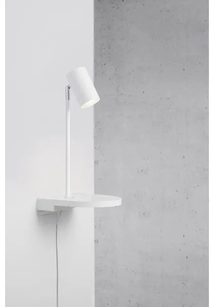Nordlux - Lampă de perete CODY cu poliță, 1xGU10/15W/230V, albă
