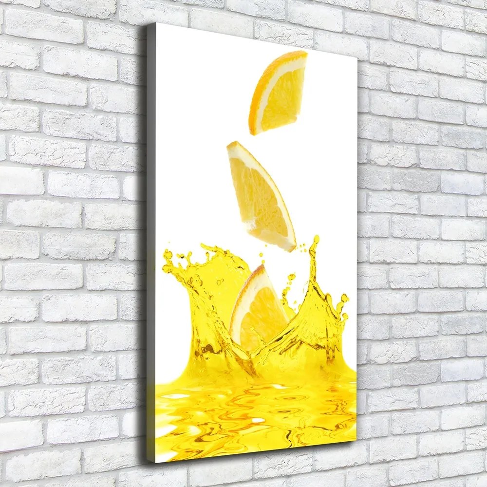 Tablou canvas Suc de lămâie