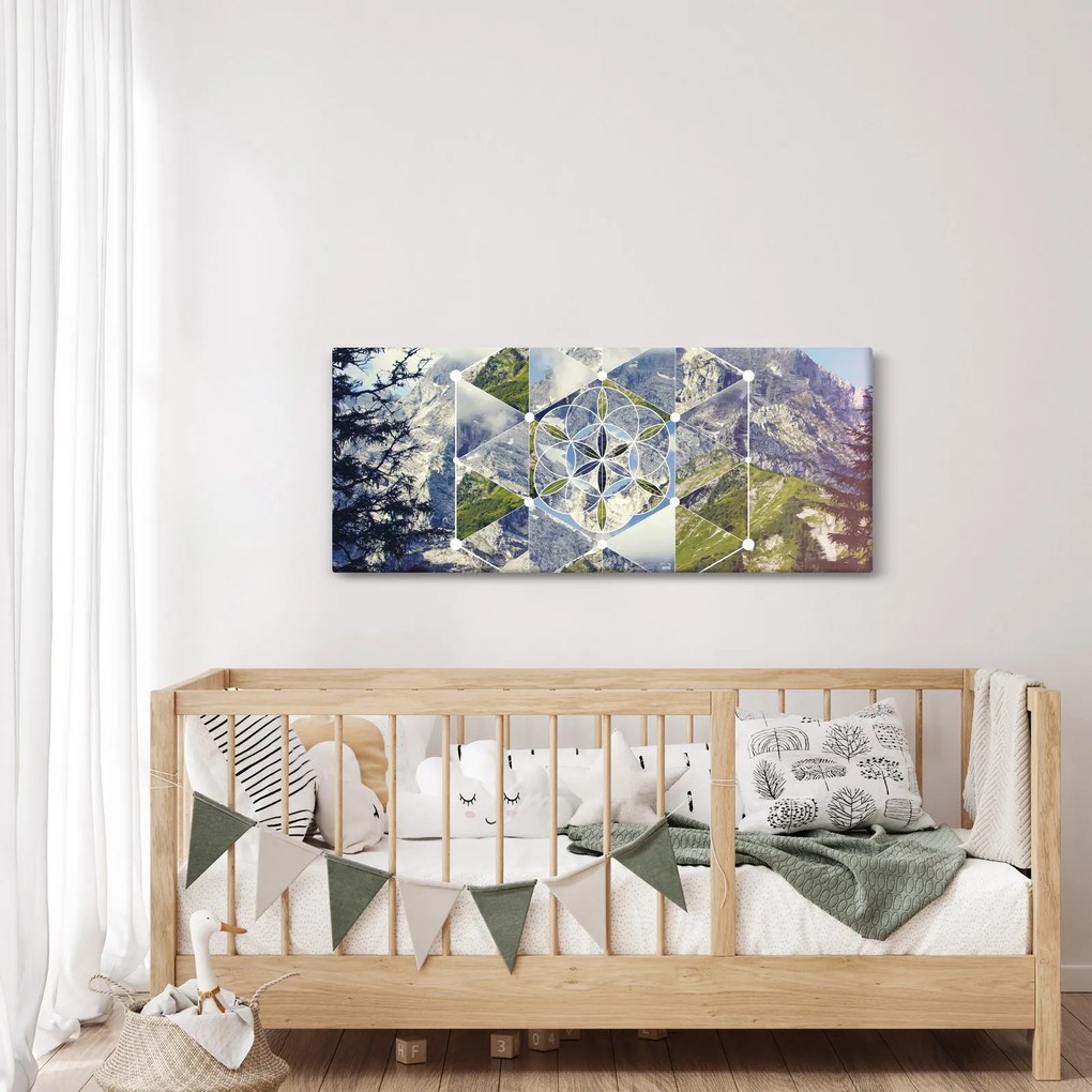 Tablou - Model geometric (120x50 cm)