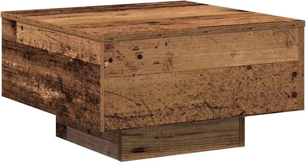 vidaXL Masă de cafea Lemn Vechi 55 x 55 x 31 cm