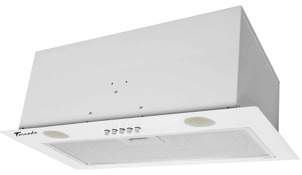 Hota Incorporabila Tornado DRYTH 960 (52) LED, 1 motor Turbo, latime 52 cm, absorbtie 960 m3/ora, filtru anti-grasimi aluminiu 5 straturi, ALB