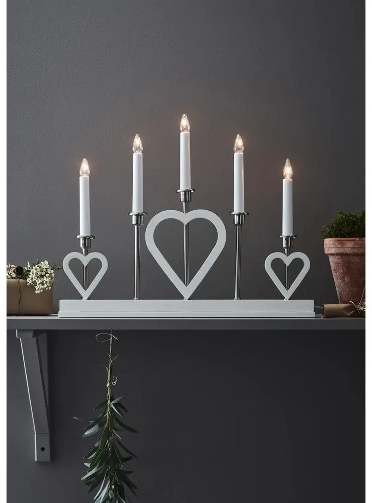 Decorațiune luminoasă de Crăciun albă Melissa – Markslöjd