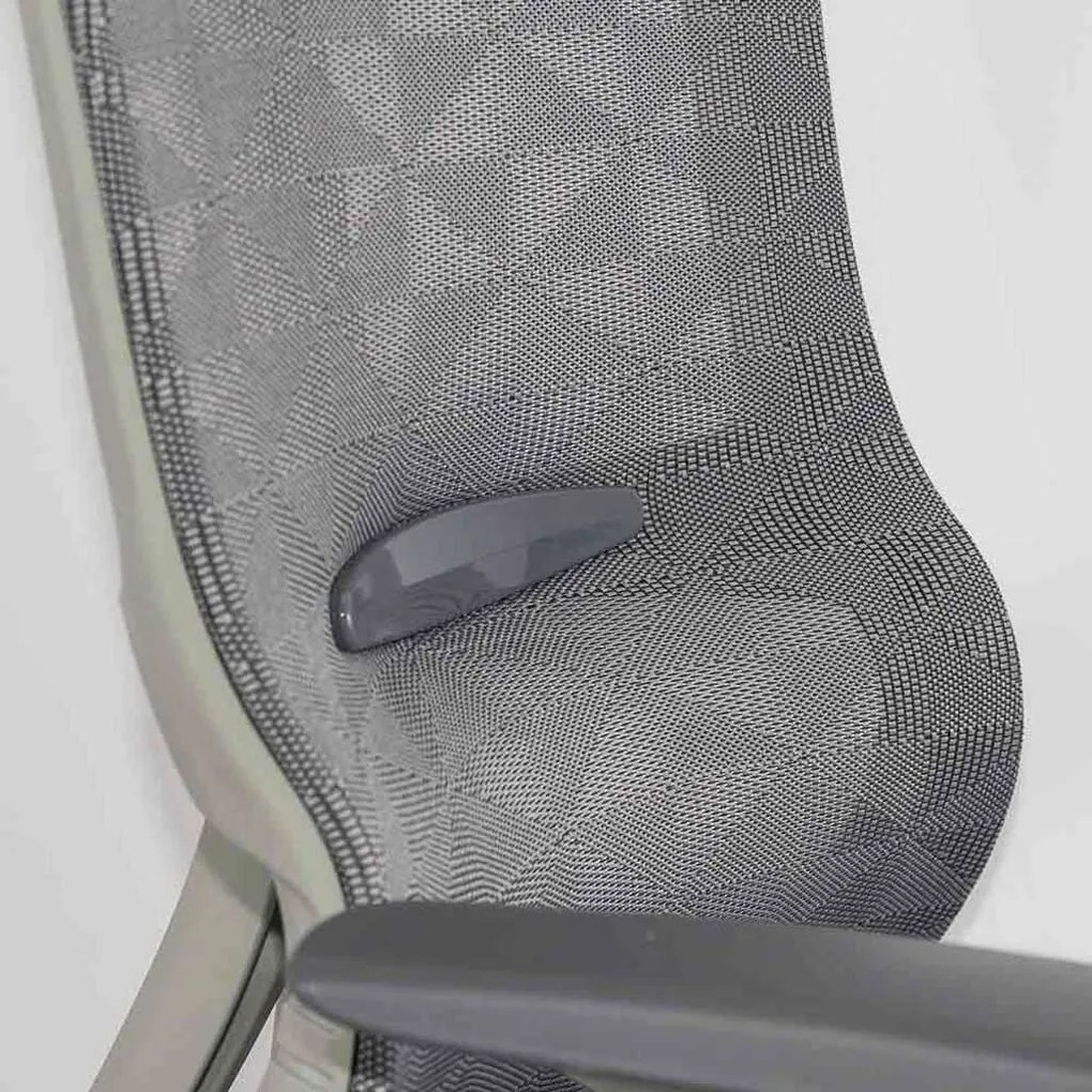 Scaun ergonomic SYYT 9511 gri, tetieră 2D și multiblock