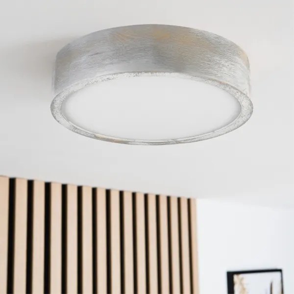 Brilagi - Plafonieră PINO 1xE27/15W/230V pin/argintiu Ø 27,5 cm