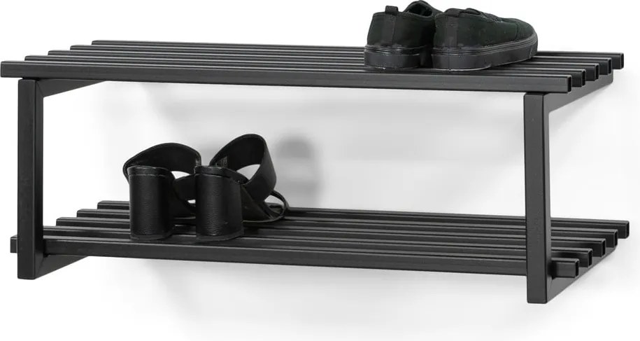 Pantofar negru suspendat din metal 71x26x34 cm Marco – Spinder Design