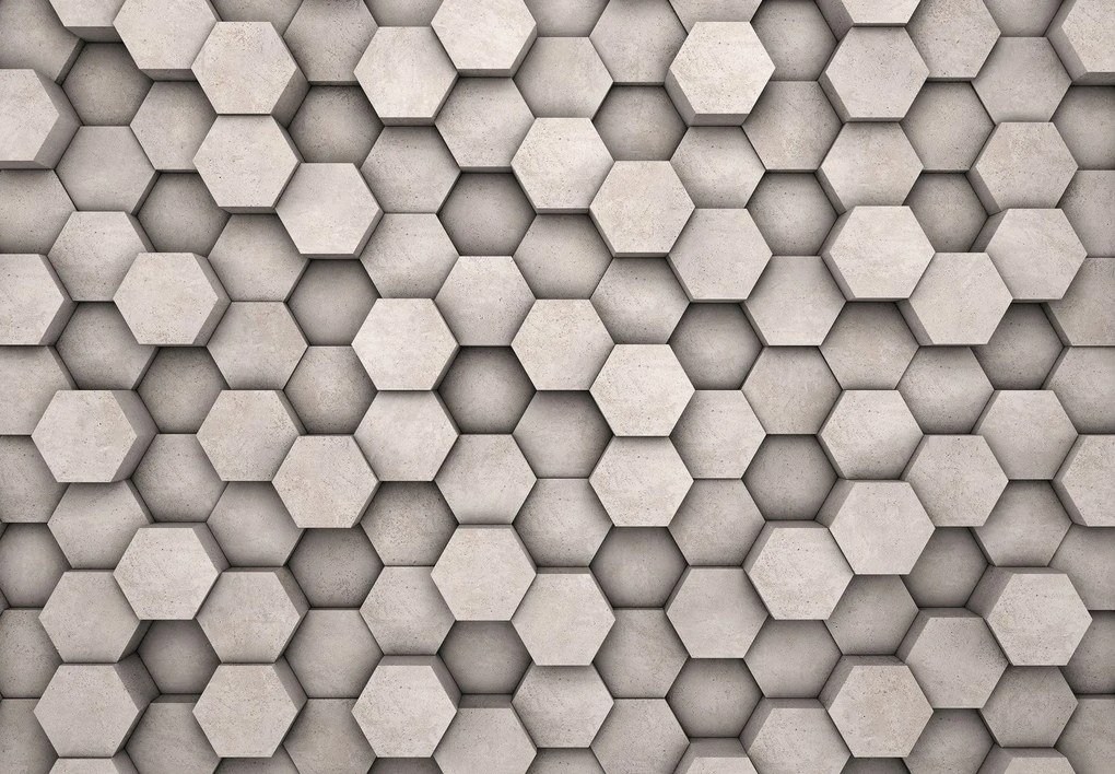 Fototapet - Hexagoane (147x102 cm)