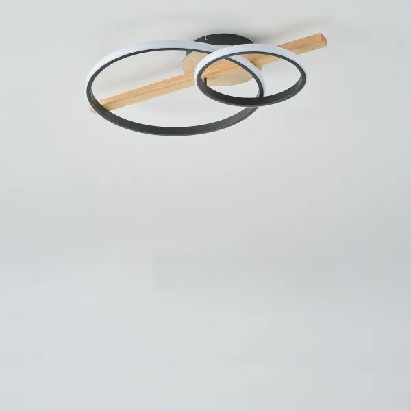 Lustră LED aplicată Zuma Line MX3913-2-3BWLT ALMERIA LED/17W/230V