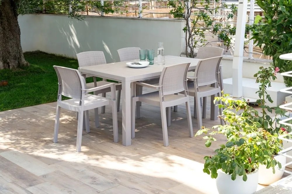 DAVIDE masă din plastic , gri