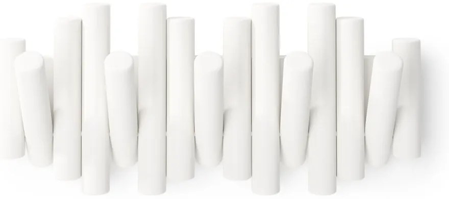 Cuier de perete alb din lemn de pin Picket – Umbra