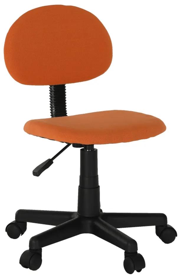 Scaun de birou, negru / portocaliu, SALIM