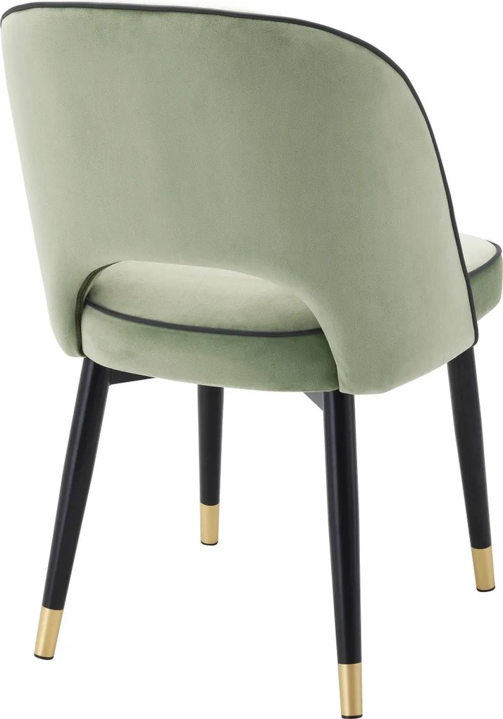 Set de 2 scaune design elegant Cliff, verde 113783 HZ