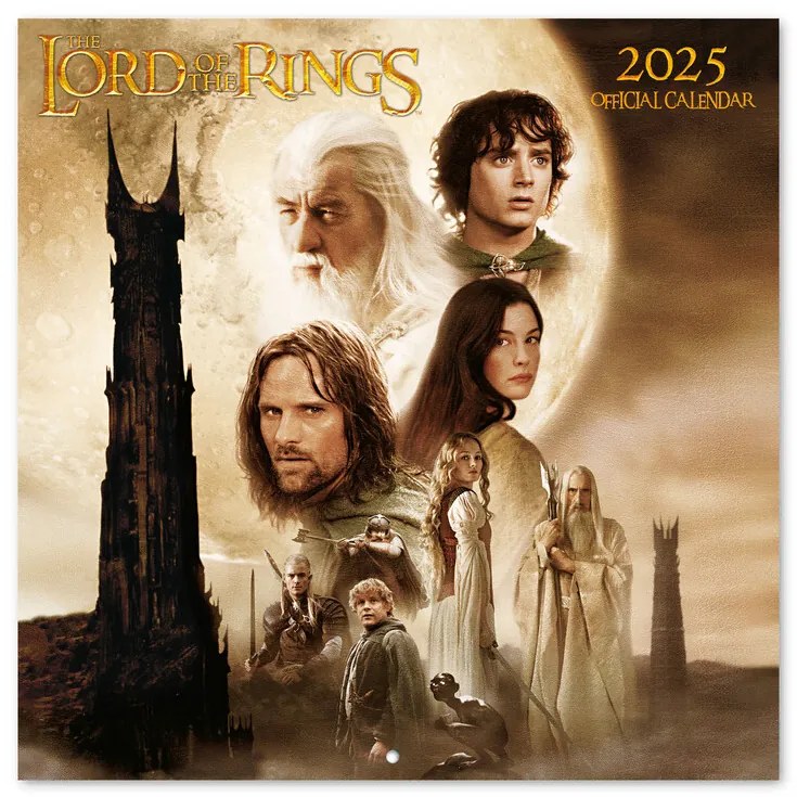 Calendar 2025 The Lord of the Rings