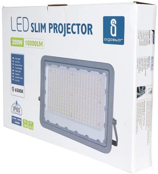 Proiector LED Aigostar LED/200W/230V gri 6500K IP65