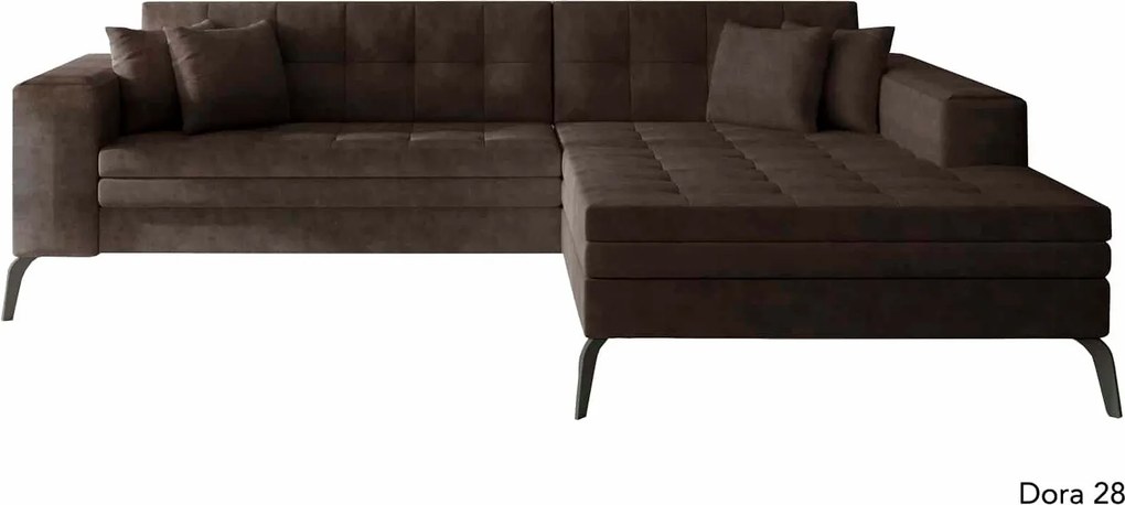 Colțar lemn masiv Extensibil Seren 295x195cm Personalizabil - Monolith 77, Stânga