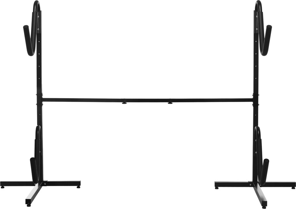 SPORTNOW Suport pentru 2 caiace, plăci de surf, stand-up paddleboards, cadru metalic, ajustabil în lățime 144-180 cm | Aosom Romania