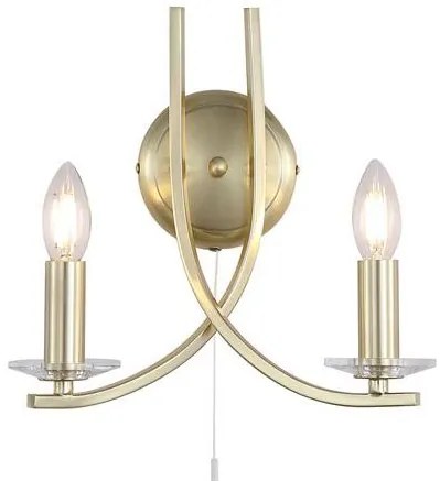 Aplica de perete stil elegant metal alama Ascona 2L