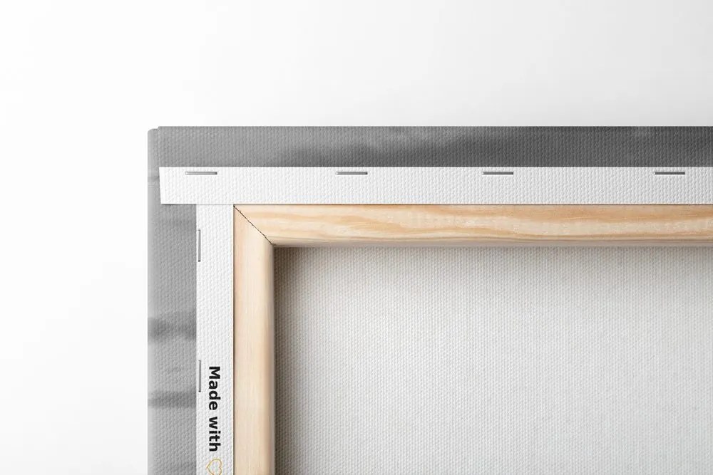 Tablou turmă de cai în design alb-negru