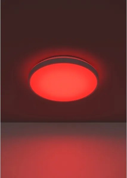 Eglo 300689 - Plafonieră LED RGBW reglabilă MONTARELLINO-Z LED/18,5W/230V albă + telecomandă