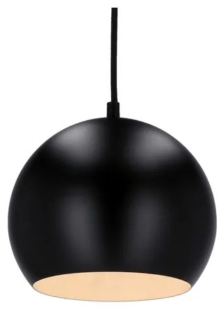 Lustră pe cablu FLEN 1xE27/40W/230V d. 20 cm neagră