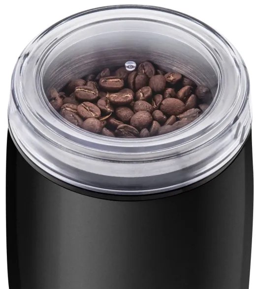 Râșniță electrică pentru boabe de cafea 60 g 150W/230V neagră/crom Sencor
