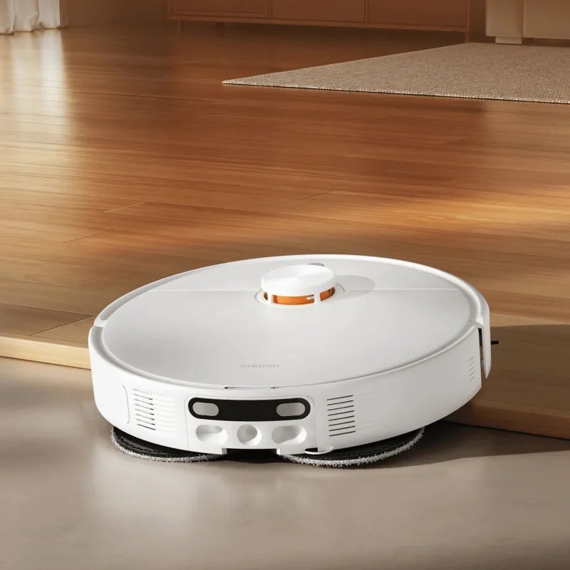 Aspirator robot Xiaomi Robot Vacuum H50 EU, 55 W, 10 000 Pa, 120 min, 280 ml, Spălare mopuri, Navigație laser LDS, Stație de încărcare automată, Alb