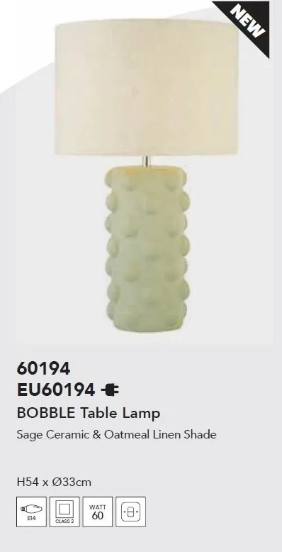 Veioza/Lampa de masa design decorativ Bobble