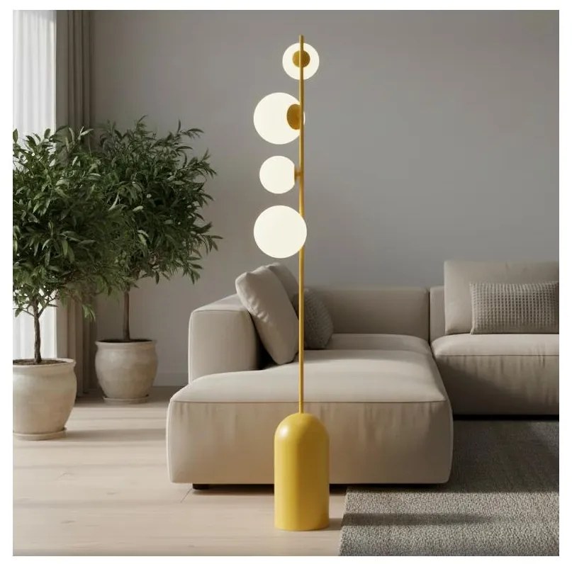 Lampă de podea ETNO, 4 x G9, 8 W, 230 V, portocalie