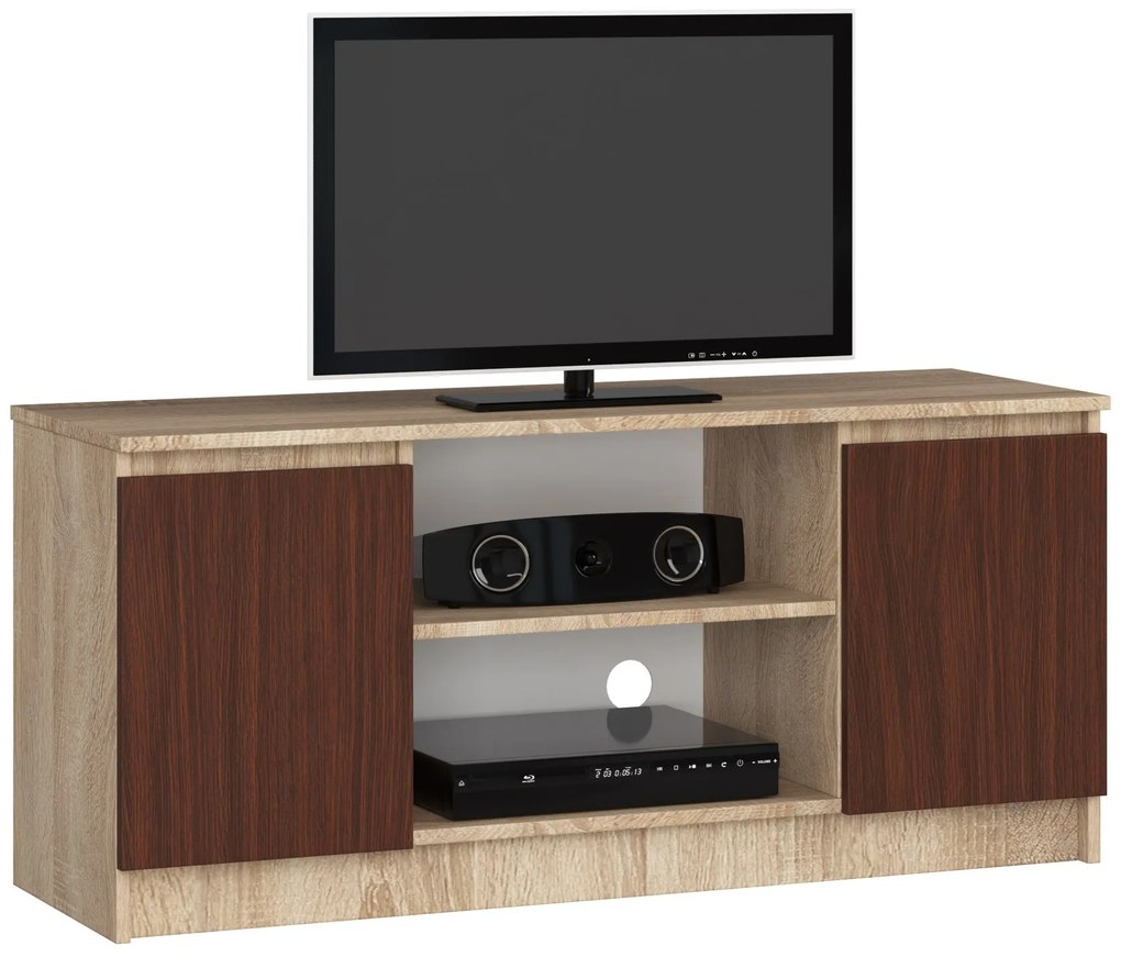 Măsuță TV Darian (Stejar sonoma + wenge). 1069394