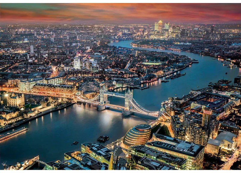 Orașe Aerial View Puzzle Londra 2000 de piese Clementoni