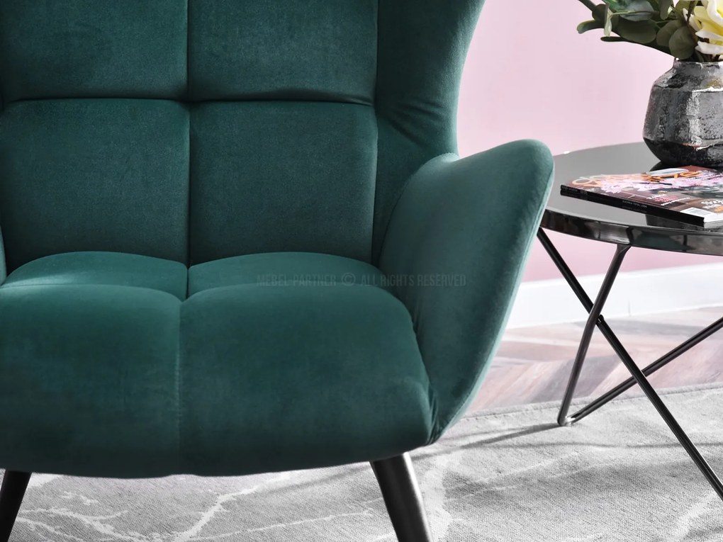 Fotoliu Kikino (verde + negru). Promo -25%. 1110129
