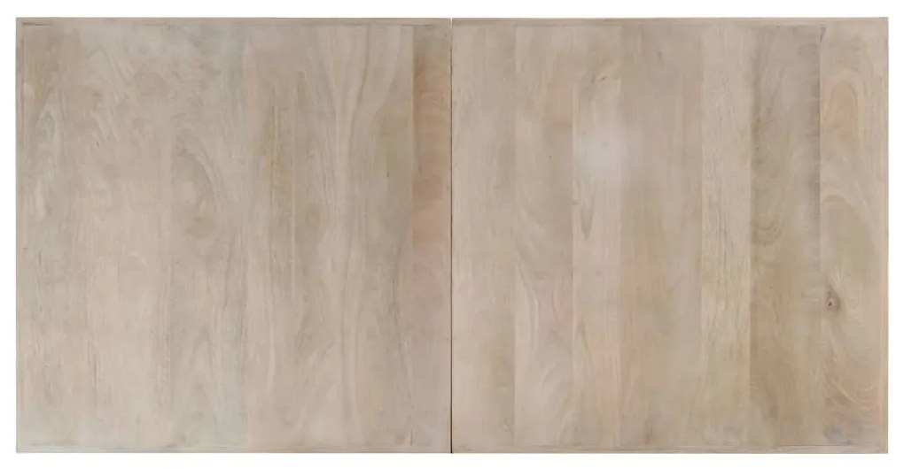 Masa de bucatarie, alb, 160x80x75 cm, lemn masiv de mango 1, Alb, 160 cm