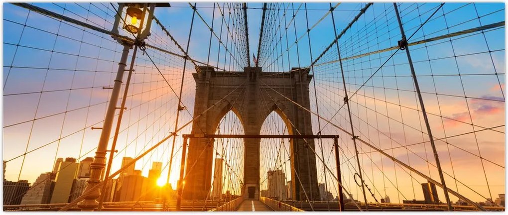 Tablou - Podul Brooklyn, Manhattan, New York (120x50 cm)