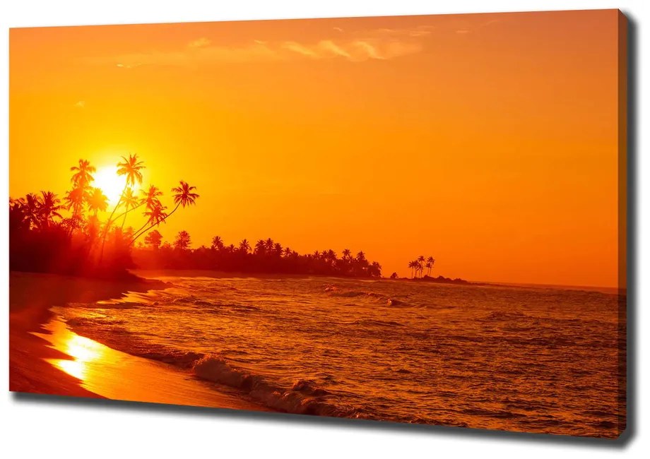 Tablou pe pânză Sunset beach