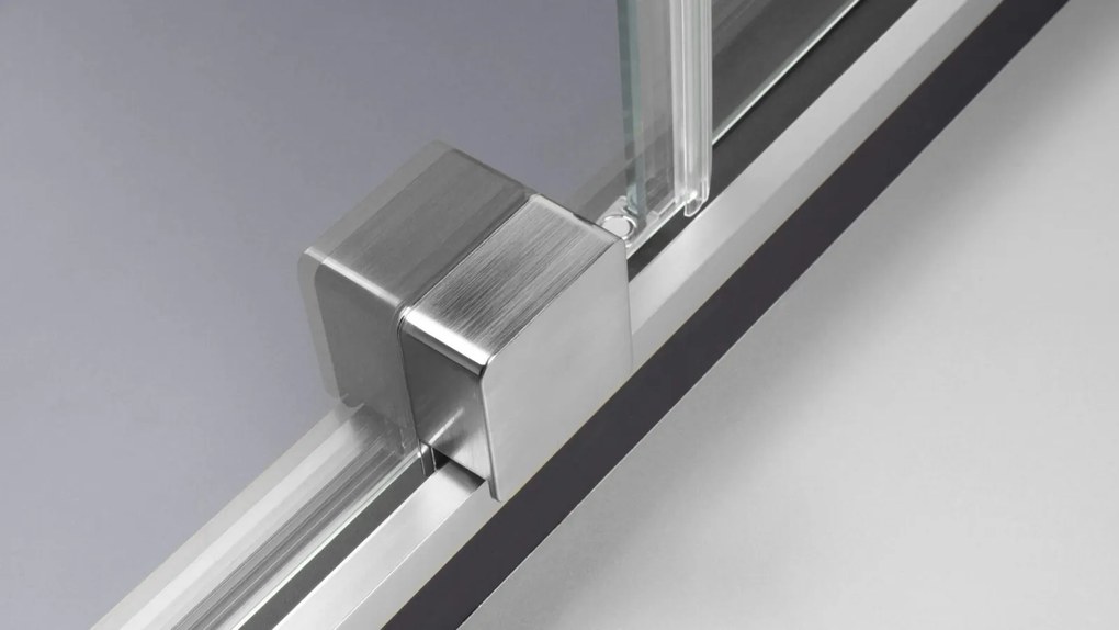 Paravan dus walk-in, otel slefuit, usa glisanta, 140x195 cm, Deante Prizma Otel slefuit, 1400x1950 mm