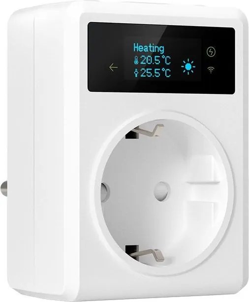 Immax NEO 07811L - Priză inteligentă cu termometru F 3680W Wi-Fi