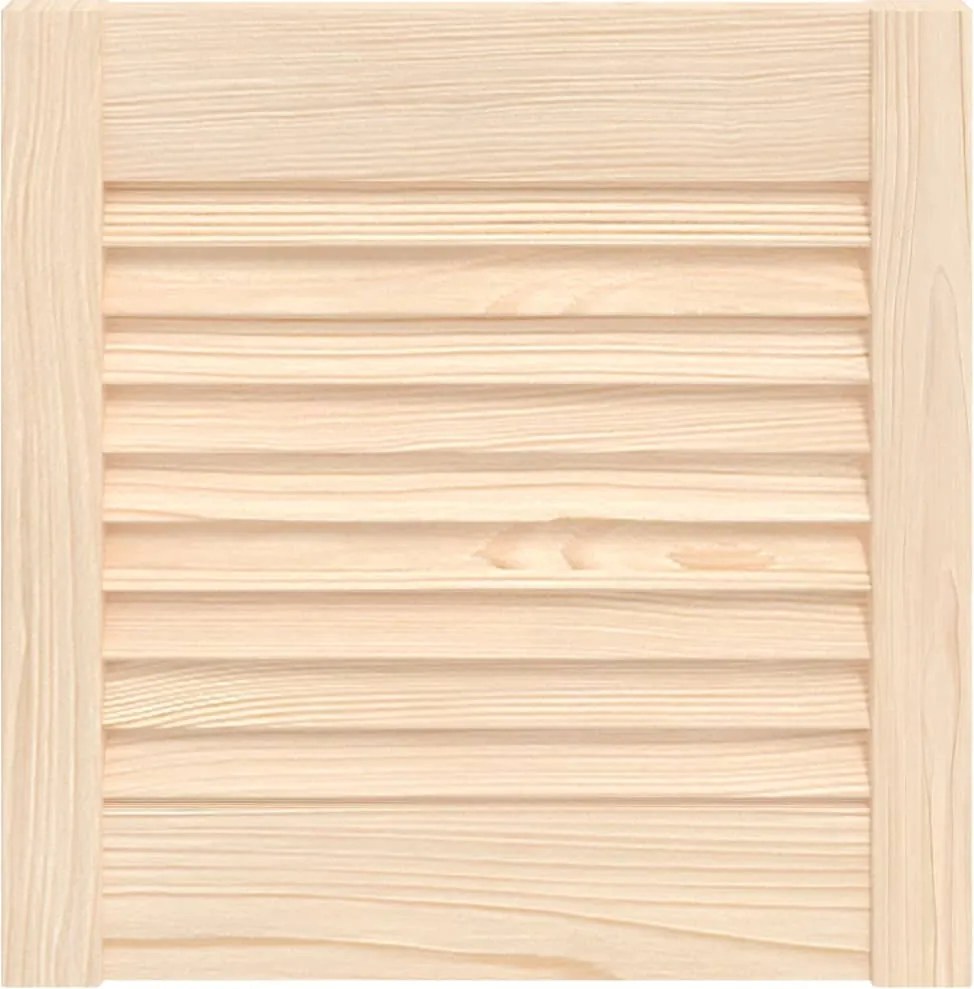 vidaXL Ușă de dulap cu design lambriu, 39,5x39,4 cm, lemn masiv de pin