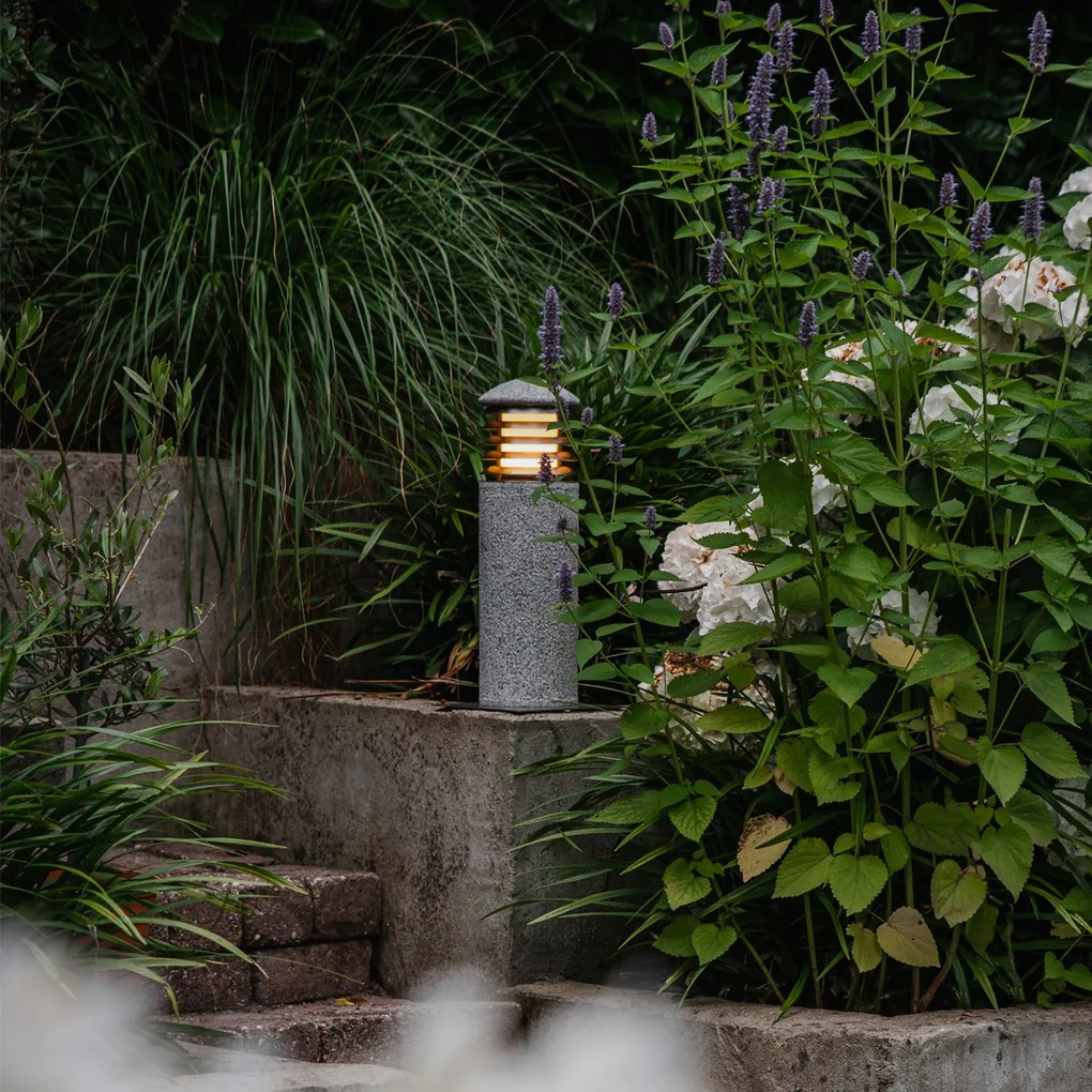 Lampă de podea modernă pentru exterior granit 40 cm - Happy